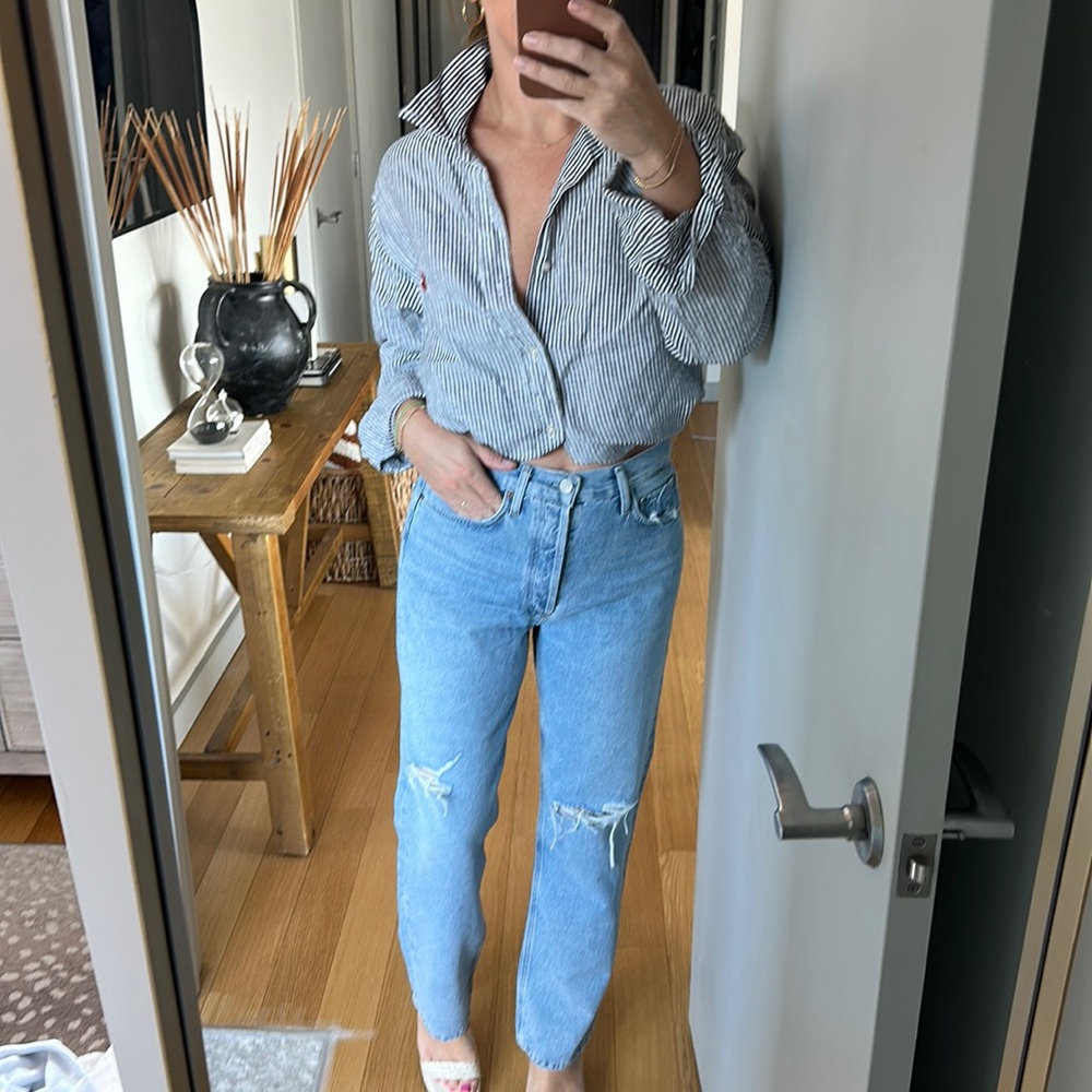 Agolde jeans BNWT Size 27 90’s mid rise loose fit